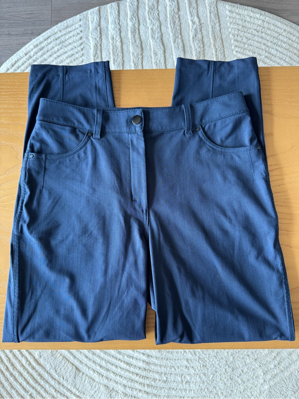 City Sleek 5 Pocket 7/8 Pant (8, True Navy)